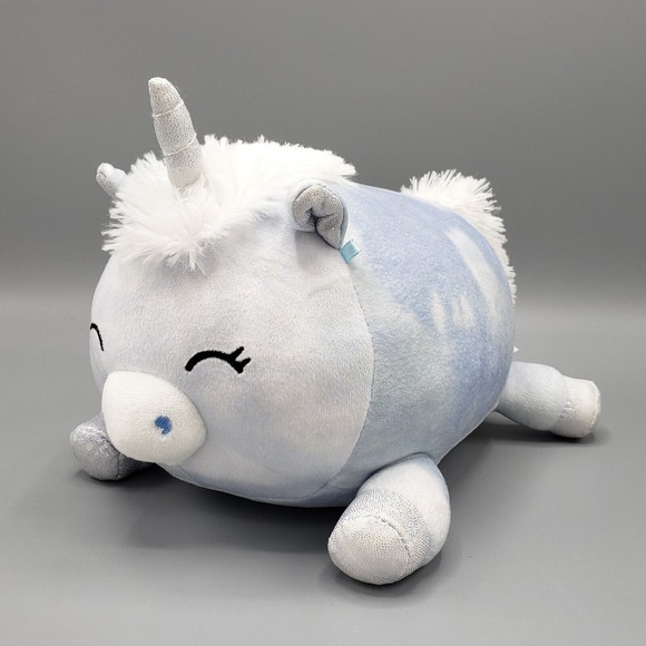 Squishmallows Hug Mees Devla Unicorn 8 inch Laying Hugmees Plush Toy Kellytoy - Picture 1 of 16